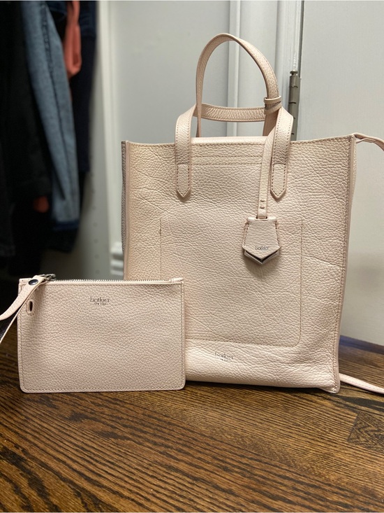 Botkier Handbags - BOTKIER Pale Blush Leather Tote with Wristlet